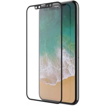 Karastatud klaasist ekraanikaitse Devia Van Entire View Anti-glare iPhone XS Max 6.5 must