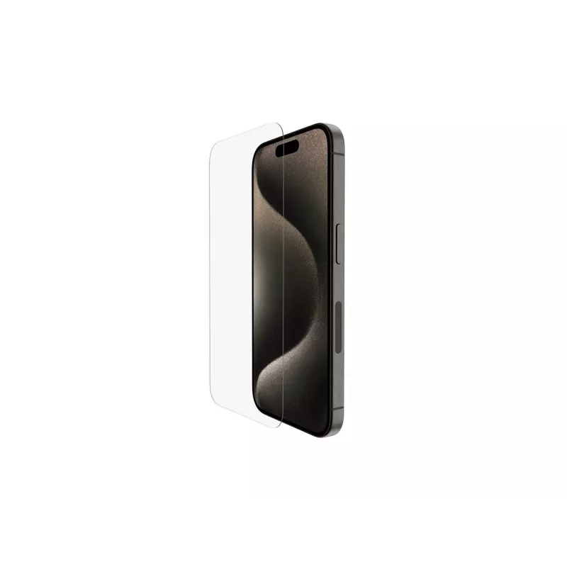Belkin | ScreenForce Pro | UltraGlass2 Anti-Microbial Screen Protector | Apple | For iPhone 15 Pro | Klaas | Läbipaistev | Läbipaistev ekraanikaitse