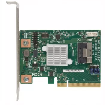 Supermicro - salvestuskontroller - NVMe Retimer - PCIe 4.0 - madalprofiil - PCIe 4.0 x8 - A+ Server 2124, SuperServer Ultra SYS-220, ULTRA SuperServer SYS-220, SYS-620 jaoks