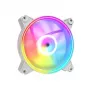 120 mm korpuse ventilaator MODECOM VOLCANO APEX 120 ARGB Valge — 120 mm ARGB jahutusventilaator