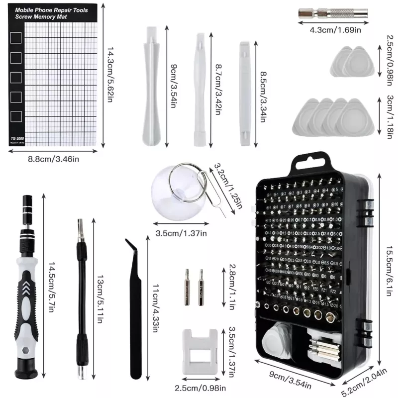 Extralink täppiskruvikeerajate komplekt, Torx-kruvikeerajad 120 in 1