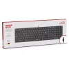 Klaviatuur SPEEDLINK SL-640010-BK USB saksa must täissuuruses 110 klahvi