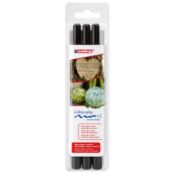 Püsiv marker Edding 1255 peen ots Must 3 tk