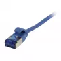 Synergy 21 paigakaabel RJ45, CAT6A 500MHz, 0,25m, sinine, U/FTP, õhuke ümmargune d=3,8mm, TPE(Superflex), AWG32, Synergy 21 - digitaalne/andmed - Võrk