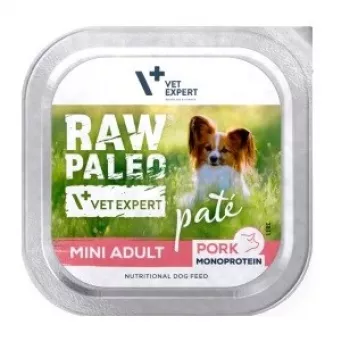 RAW PALEO Pate Mini Adult Pork - märg koeratoit - 150g