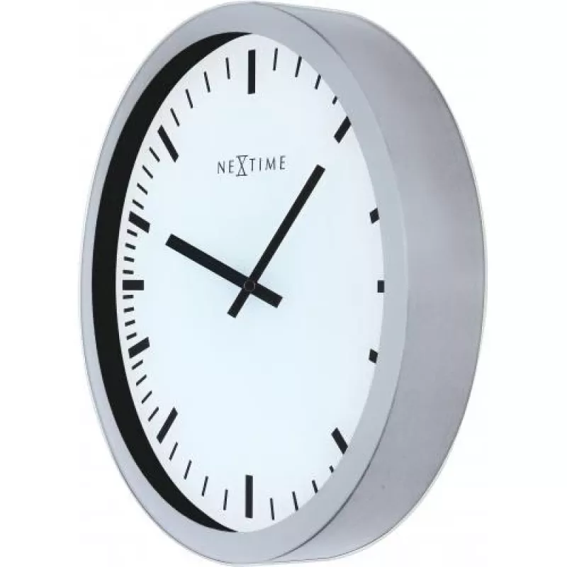 NeXtime kell 3031 Magic - Stripe, 25x35,2 cm, seinakell, valge
