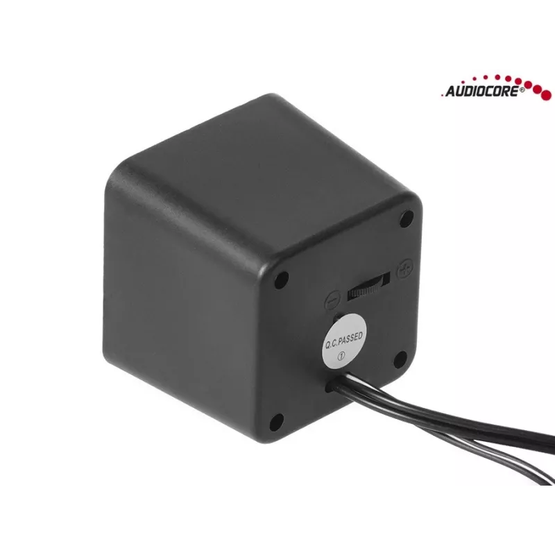 2-suunaline PC kõlar Audiocore AC870 B — 3 W RMS, juhtmega USB-toide, 3,5 mm sisend, 2.0 kanalit