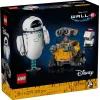 LEGO ehituskomplekt Disney Pixar WALL·E ja EVE 43279 — 811 tükki, 130 mm kõrgus, alates 18. eluaastast