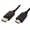 ROTRONIC-SECOMP Roline Green - Adapterkabel - DisplayPort männlich eingerastet zu HDMI männlich