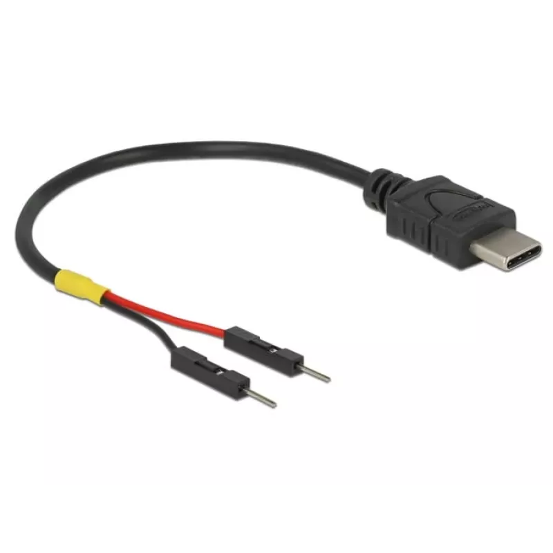 USB-kaabel DeLOCK 85418 0,1 m USB C Must