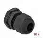 Kaablitihendi DeLOCK 60196 Must Plast 10 tk