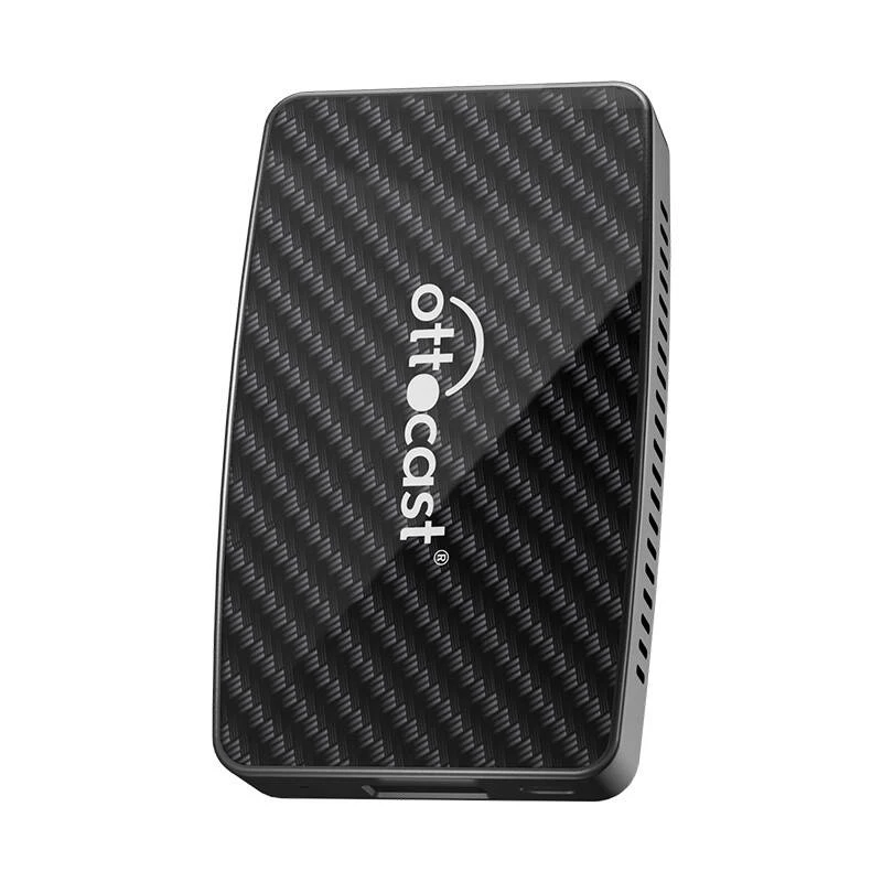 CarPlay/Android adapter Ottocast CA400-S — 4-ühes: juhtmevaba CarPlay ja Android Auto, juhtmega Apple CarPlay ja Android Auto, must