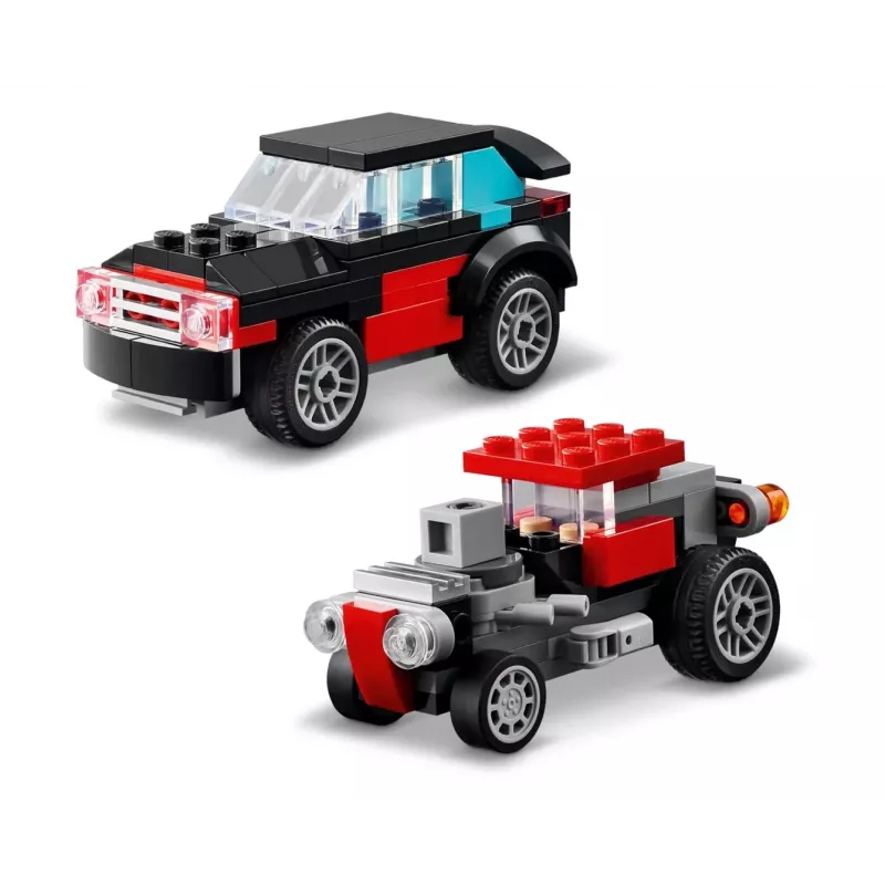 LEGO Creator 2-in-1 lameveoauto koos helikopteriga komplekt 31146, ümberehitatav mudel lastele