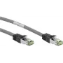 Goobay CAT 8.1 patch-kaabel, S/FTP (PiMF), hall, 7,5 m - LSZH halogeenivaba, vask AWG 24 (55140)