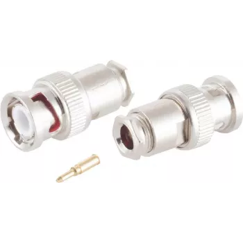 BNC videopistik ShiverPeaks 98800-2 RG58/U koaksiaalkaablile, klambriga lõpetamine