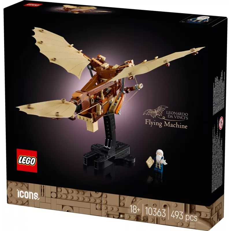 LEGO ICONS 10363 Leonardo da Vinci lendav masin
