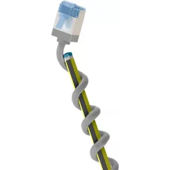 Goobay Ultrapaindlik CAT 6A paigakaabel õhuke U/FTP hall - lühendatud pistik (74313)