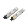 Extralink SFP 1.25G WDM moodulipaar 1310/1550nm ühemoodiline 3km SC DOM HP/Aruba jaoks