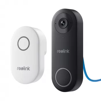 Reolink D340P - 5MP juhtmega videoukseling koos helinaga, PoE, inimese tuvastus, kahesuunaline heli, töötab NVR-idega