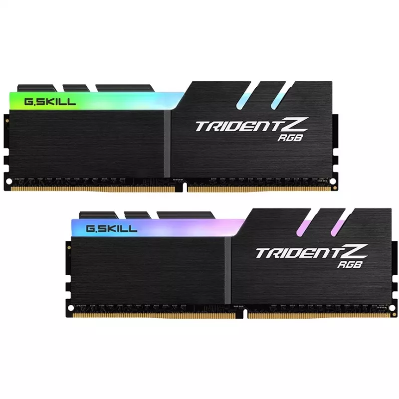 DIMM 16 GB DDR4-3600 (2x 8 GB) Dual-Kit, Arbeitsspeicher schwarz, F4-3600C18D-16GTZR, Trident Z RGB, INTEL XMP
