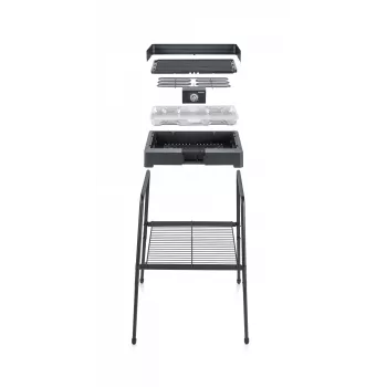 Elektrigrill Severin PG 8568 2200 W must ristkülikukujuline küpsetuspind