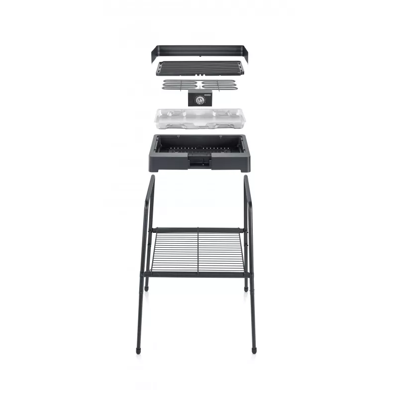 Elektrigrill Severin PG 8568 2200 W must ristkülikukujuline küpsetuspind
