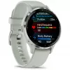 Garmin Venu 3S 3.05 cm (1.2) AMOLED 41 mm Digital 390 x 390 pikslit Puutetundlik ekraan Hall, Hõbedane Wi-Fi GPS (satelliit)