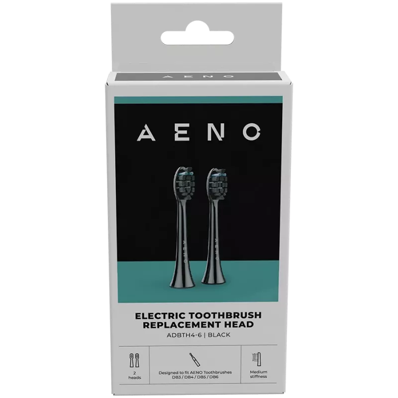 AENO asendusharjapead, must, Duponti harjased, 2 tk komplektis (mudelitele ADB0004/ADB0006 ja ADB0003/ADB0005)