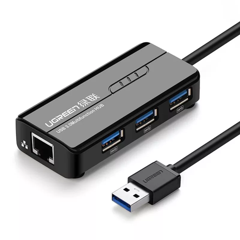 Võrgukaart Ugreen 20265 Ethernet 1000 Mbit/s USB Juhtmega