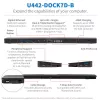USB-C dokk, kolmekordne ekraan - 4K HDMI ja DP, VGA, USB 3.2 Gen 1, USB-A/C jaotur, GbE, 100 W PD laadimine