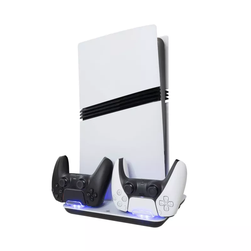 Jahutuspad Valge Shark Guard-2 PS5-le integreeritud laadimisdokiga (mudel PS5-05102V2)