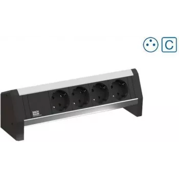 Bachmann pistikupesaüksus DESK 902.0234 3xUTE pistikupesa 1x kateplaat
