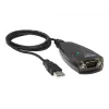 Tripp Lite USA-19HS Keyspan USB-sarjaadapter - USB-A-pistik DB9 RS232-pistikule - 0,91 m - TAA (USA-19HS)