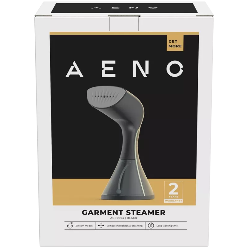 AENO Käsi-auruti GS3, 1500W, eemaldatav veepaak, 3 aururežiimi