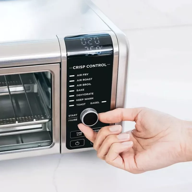 Ninja SP101 Single 10 L eraldiseisev 2400 W kuumaõhufritüür Must, roostevaba teras