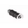 Veebloki adapter Aquatuning GmbH 13876 Messing Nikkel Plast Must Kroom