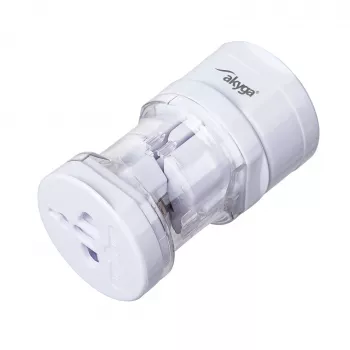Akyga AK-AD-61 universaalne reisiadapter, kogu maailmale, 10 A, valge