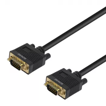 VGA-kaabel SAVIO Cl-202 1,8 m — VGA (D-Sub) - VGA (D-Sub), must
