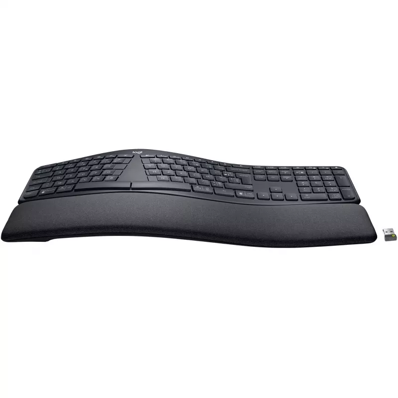 Logitech ERGO K860 for Business täissuuruses juhtmevaba klaviatuur AZERTY