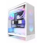 PC Case NZXT H7 Flow RGB Midi Tower Valge — karastatud klaas, EATX, ees 3×120mm, USB-C