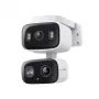 IP-turvakaamera TP‑LINK Tapo C246D — 3 MP (2304×1296), 2,8 mm, 107,8° vaateväli, PTZ kahe objektiiviga, IP65, Wi‑Fi/Gigabit, microSD kuni 512 GB