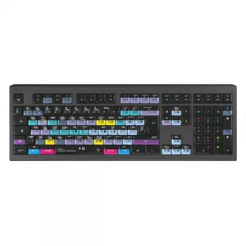 Logickeyboard ASTRA 2 klaviatuur USB QWERTY English Must Täissuuruses 104 klahvi