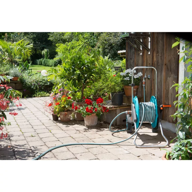 Aiavoolik Gardena 18011-20 1,5 m maapealne PVC sinine hall oranž