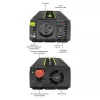 Autoinverter Qoltec Monolith 1200 W must 24 V