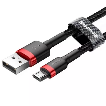 Micro USB-kaabel Baseus Cafule 1.5A 2m (punane ja must)