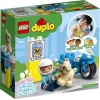 Mootorratta mängukomplekt LEGO Duplo Police 10967 liikuvate rataste ja politseifiguuriga