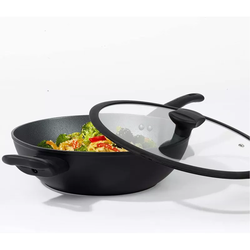 Wok Russell Hobbs RH01860EU7 28 cm Crystaltech mittenakkuv