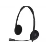 Advanced Accessories USB-peakomplekt mikrofoniga - must