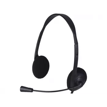 Advanced Accessories USB-peakomplekt mikrofoniga - must