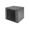 Seinale paigaldatav riiul Digitus DN-19 09-U-EC-SW